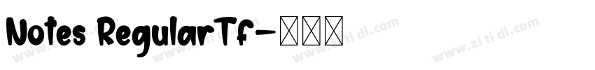 Notes RegularTf字体转换